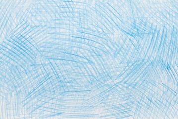 blue abstract crayon drawing paper background texture