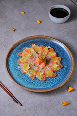 Tiradito / Salmon and Tiger Milk.