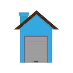 Residential house icon. Home building icon - Vector