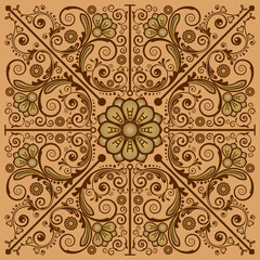 abstract floral decorative background for design