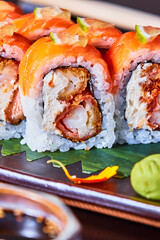 Sushi Roll / Salmon and Shrimp.