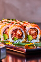 Sushi Roll / Avocado and Shrimp.