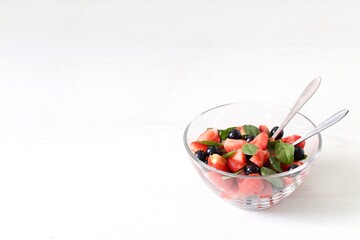 bowl of fresh strawberries
