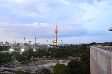 Fototapeta premium Olympiaturm München 