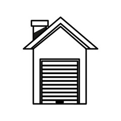 Residential house icon. Home building icon - Vector