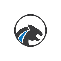 Puma Logo design vector illustration design template