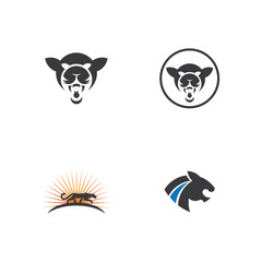 Puma Logo design vector illustration design template