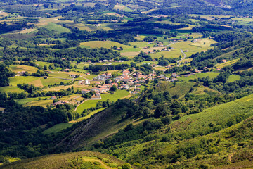 Zonas verdes, naturaleza del entorno de Zugarramurdi y Urdazubi