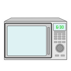 Fototapeta premium Household microwave oven for home use.