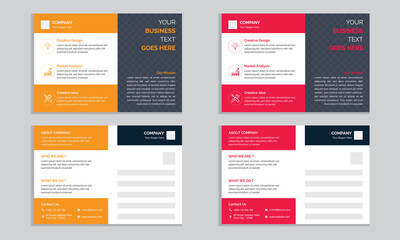 Postcard Design Vector Template, Set Template Design For Social Media, Web Banners, Background, Presentation, Brochure, Book Cover Layout And Flyers.