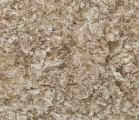 Salt flat. The soil is rich in salts.Texture of a dried-up lake.