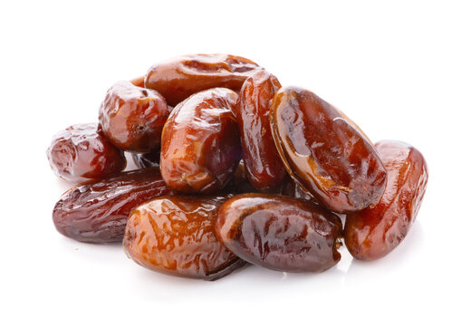 Dates isolated on white background