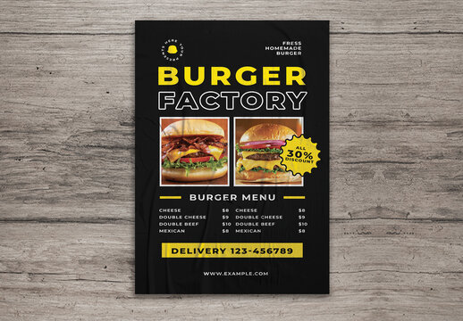 Burger Menu Pack Flyer