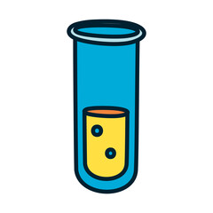 test tube icon, fill and line style