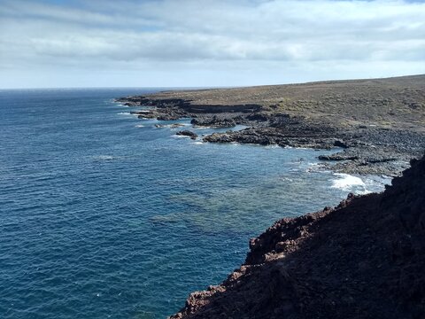 Costa rocosa, Tenerife zona sur, Islas Canarias