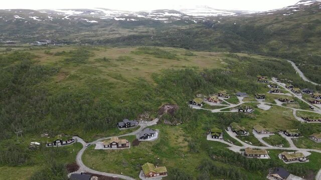 Hytter ved V&oslash;ringsfossen