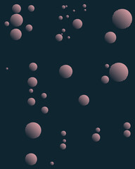 abstract background with bubbles