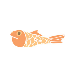 Colorful vector fish illustration