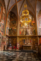 Fototapeta na wymiar Chapel of St. Wenceslas in St. Vitus Cathedral