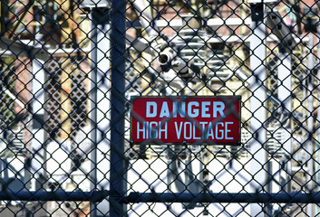 Naklejka premium High Voltage Sign