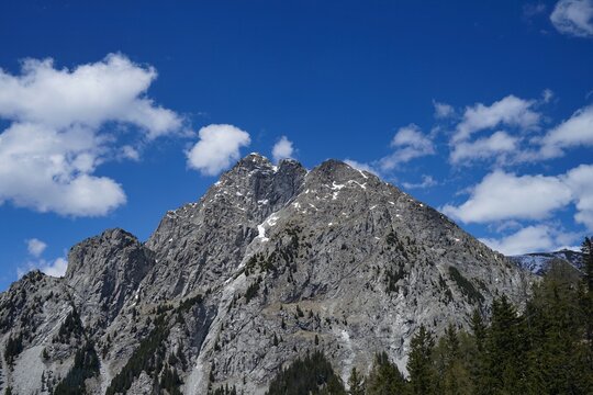 Ifinger mountain peak - Sarntal - blue sky