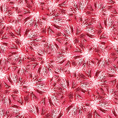 Red and white leaves watercolor, seamless pattern, autumn background