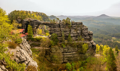 Pravcice Gate is the largest natural rock gate on the European - 367607428