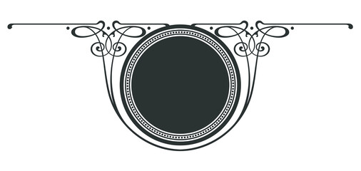 Art Nouveau Style Panel Design