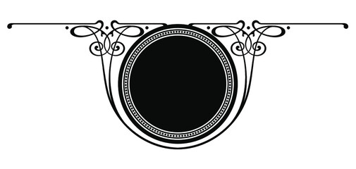 Art Nouveau Style Panel Design