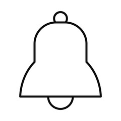 bell line style icon vector design