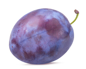 Plum isolated on white background