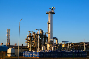 A tomato paste factory near Astrakhan. High quality photo