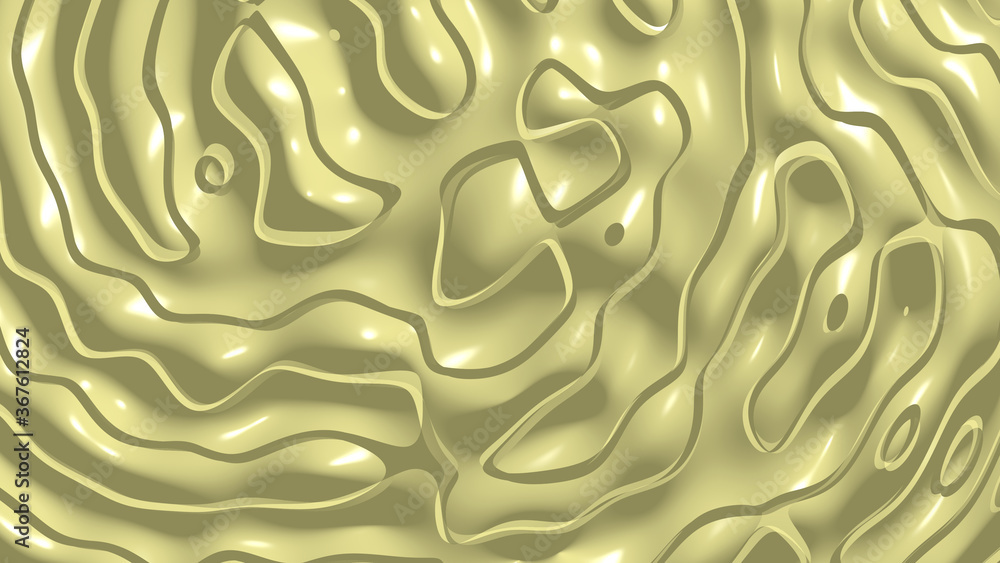 Poster plain 3d abstract background of monochromic corn color with shadow and coloring suitable for adding 