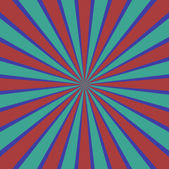 Rays vector red beams element. Sunburst starburst shape. Radiating radial lines. Abstract circular shape.