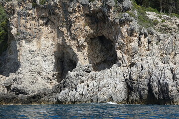 Küste bei paleokastritsa, Korfu