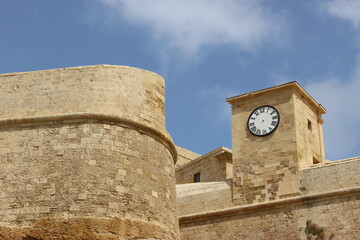 Fototapeta na wymiar Citadelle Victoria de Rabat (Gozo, archipel maltais)