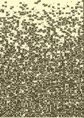Dark Olive color Abstract Rounded Color Lines halftone transition background illustration