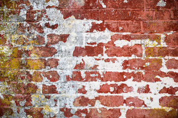 old red brick wall