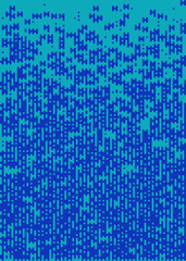 Blue Green color Abstract Rounded Color Lines halftone transition background illustration