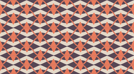 Seamless pattern geometric. Delicate beautiful ornament. Geometric fashion fabric print. 
Seamless vector pattern.