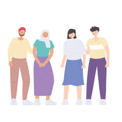 Obraz premium LGBTQ community, movement of young people diverse, gay parade sexual discrimination protest