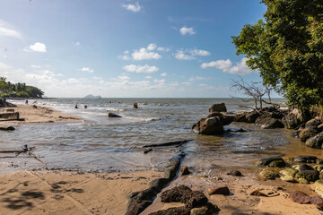 Beach and sea on Borneo
