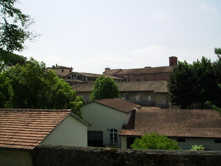 Fototapeta na wymiar Quaint houses in Italy