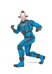 retro space astronaut