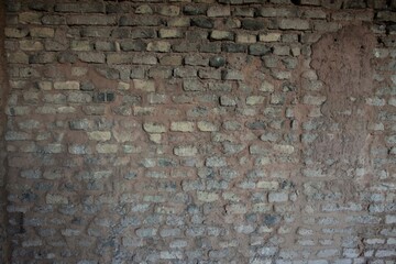 A vintage brick wall background