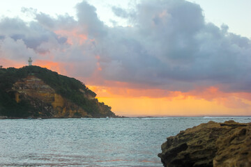Barcos playa y torementa