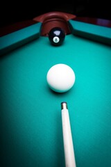 Pool game.
