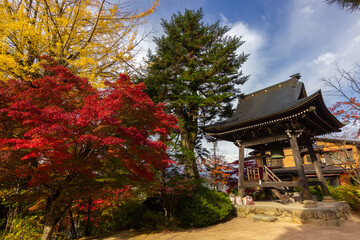 Temples of Teramachi in higashiyama walking route in Takayama