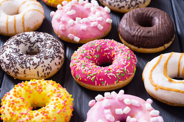 Beauty assorted donuts