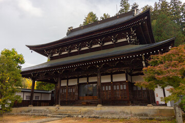 Temples of Teramachi in higashiyama walking route in Takayama